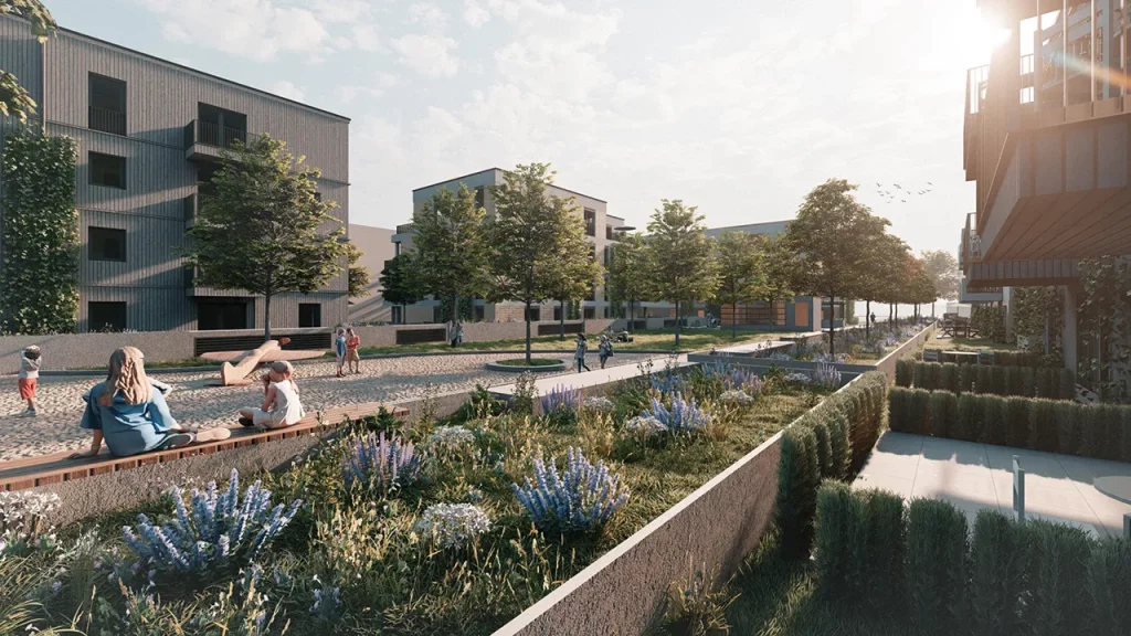 Visualisierung Baufeld 8 (© CG Plan)